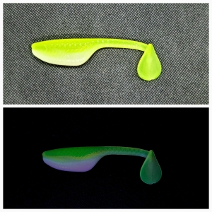 GUMA MR BAITS ENEMY 10cm (kopytko) CYTRYNA UV 2 szt.