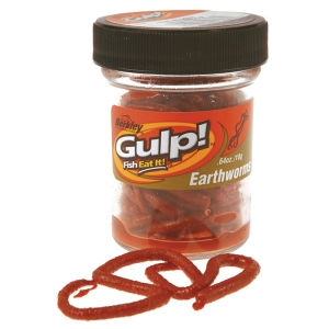 Guma Berkley GULP! EarthWorms 10cm Red