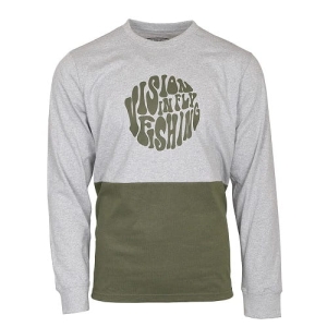 Vision Bluza Since Long Sleeve GREY/OLIVE M