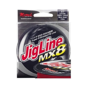 Plecionka MOMOI JigLine MX8 0.23/18kg 150mczerwona