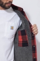 Koszula Carhartt Flannel Sherpa Red Ochre 1.jpg