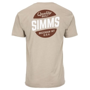 Simms Quality Built Pocket T-Shirt Khaki HeatheXXL