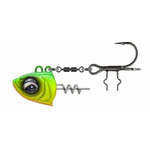 SG Monster Vertical Heads 150g 2/0 Chartreuse