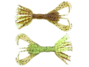 KEITECH Hyper Spider 3.2" Green Pumpkin Chart 6szt