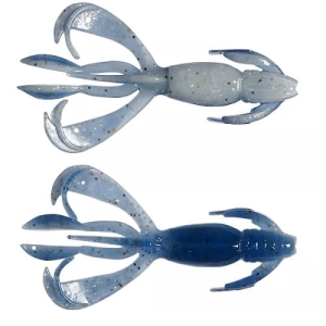 KEITECH Crazy Flaper 2" LT44T Blue Ice Shad 8szt