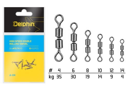 Hi speed double rolling swivel A-04 BN8 #14 4kg.jpg