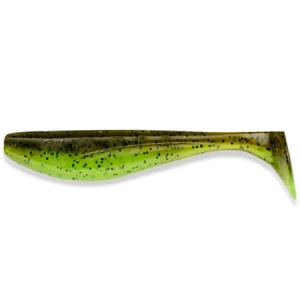 FishUP Wizzle Shad 2" #204 Green Pumpkin Cha 10szt