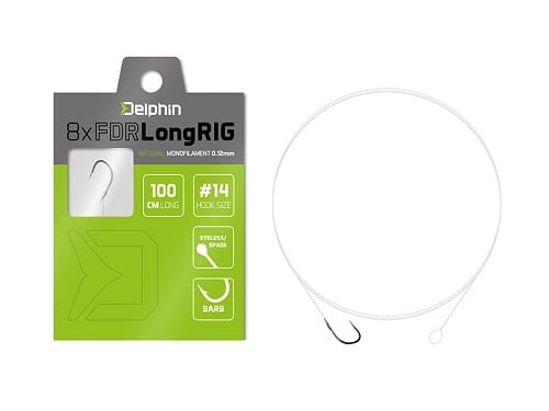 Przypon Delphin FDR LongRIG 100cm 0,12mm #14 8szt.jpg