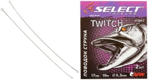 Select Przypon Strunowy #2 17cm 10kg Twitch (2szt.