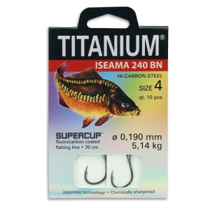 Przypon Karpiowy #4  śr 0,19mm 10szt