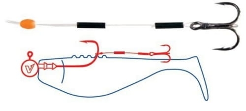 Dozbrojka Sandaczowa Dragon #8 zyłka 8kg 7cm 3szt.jpg