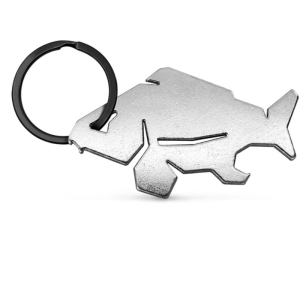 Brelok z otwieraczem Delphin CARPENER srebro