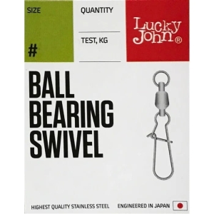 Lucky John Agrafka z krętlikiem #0 12kg 3szt