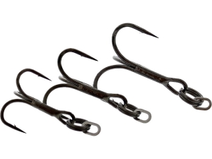 Kotwice Rigged Seatrout Treble Hooks #4 5szt Black