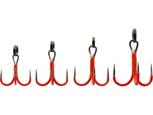 Kotwice Rigged Trout Treble Hooks #12 4szt UV Or