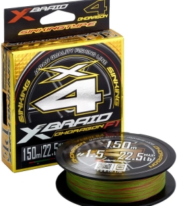 YGK X-Braid Ohdragon X4 ss1.40 150m #0.6 11lb/5.0k