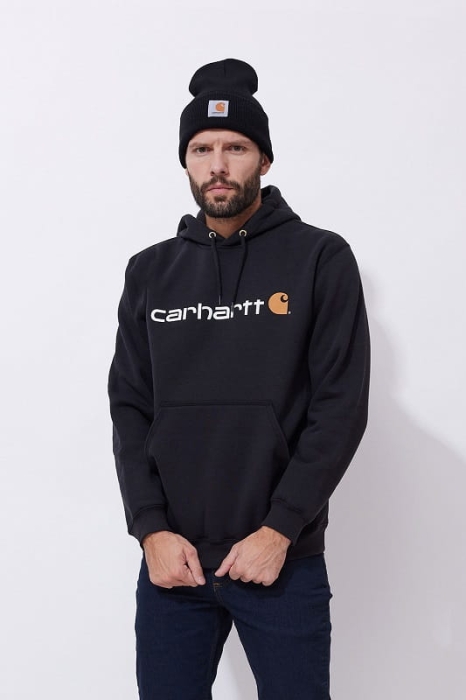Bluza Carhartt Signature Logo Sweatshirt Black S..jpg
