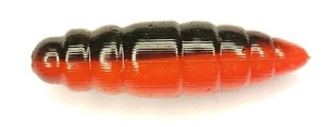 GUMA MR BAITS LARWA 36mm CZARNO CZERWONA 2 szt.