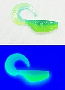 GUMA MR BAITS ENEMY 35mm TWIST BLUE MELON UV 2 szt.