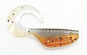 GUMA MR BAITS ENEMY 35mm TWIST GRAFITOWO BRĄZOWY 2 szt.