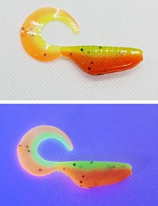 GUMA MR BAITS ENEMY 35mm TWIST MELON UV 2 szt.