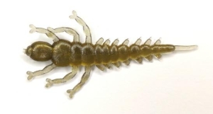 GUMA MR BAITS LARWA ŻYLENICY 40mm  ZŁOTO ZIELONA 2 szt.