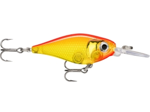 Rapala X-Light Shad 04 Gold Fluorescent Red