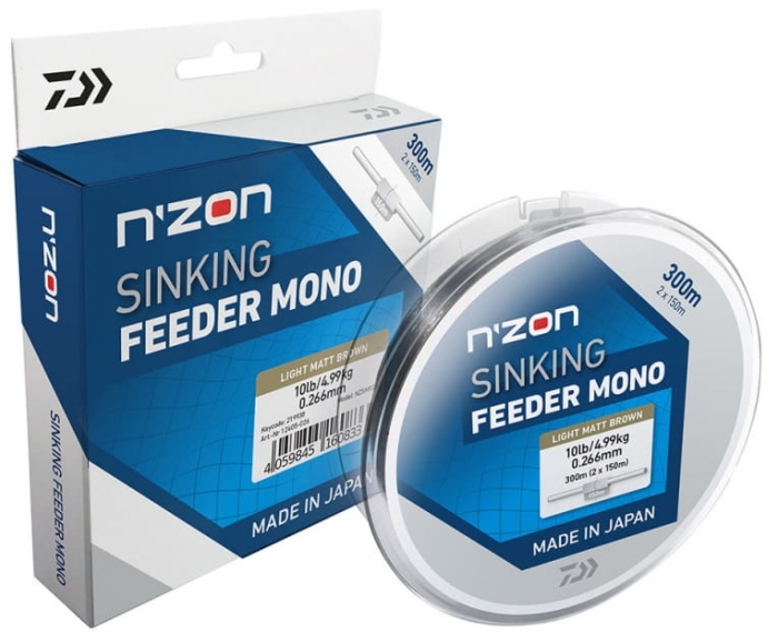 Daiwa Żyłka N'Zon Sinking Feeder Mono 0,26mm 300m.jpg