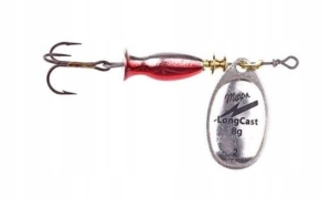 Mepps Aglia Longcast Srebrny 2/8g