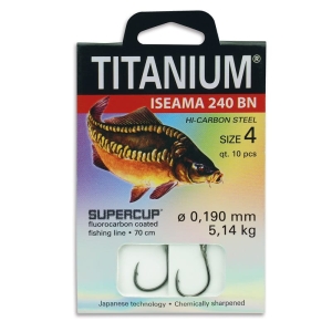 Przypon Karpiowy #2  śr 0,218mm 10szt