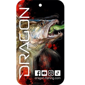 Zawieszka zapachowa DRAGON Sandacz czarna