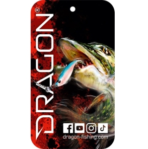 Zawieszka zapachowa DRAGON Szczupak czarna Vanilla