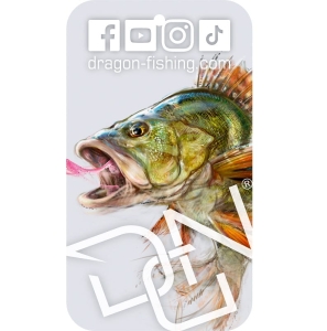 Zawieszka zapachowa DRAGON Okoń biała New Car