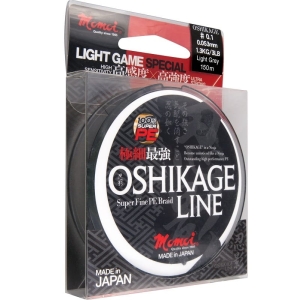 Plecionka MOMOI Oshikage 0.064mm/2kg 150m Grey