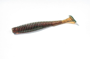 FishUP U-Shad 2" #019 Motor Oil/Red 10szt