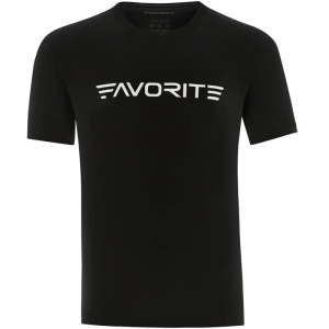 Favorite T-Shirt White Logo Black S