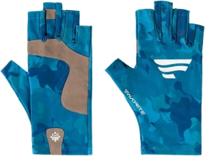 Favorite Rękawiczki Solar Fishing UPF50 Niebieskie L/XL