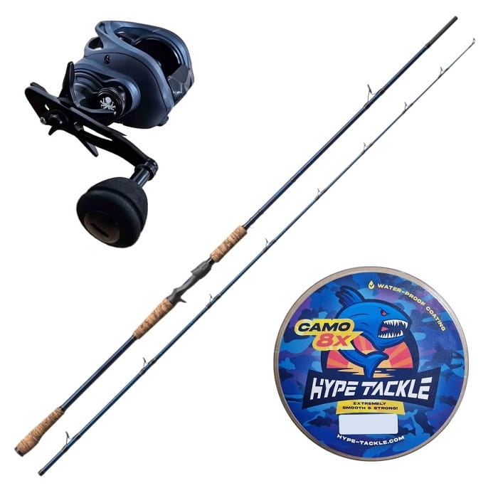 Zestaw Hype Tackle H5 2,51m 130g Cast + Kraken T300+ Hype Tackle WP8 Camo Blue 0,25mm, 22kg 150m.jpg