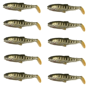 Gumy Hurtem ZESTAW 10szt SG Craft Cannibal PT 10.5cm Olive Pearl Silver Smolt