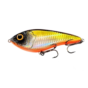 Wobler Kraken Swimmer Jerk Olive Roach 12cm 58g Slow Sinking 