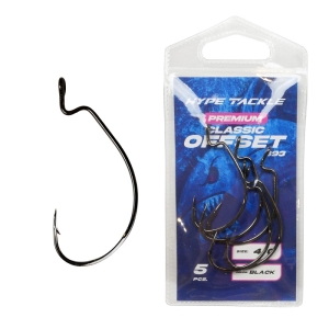 Haki Hype Tackle Premium Classic Offset B93 BC #4/0 5szt