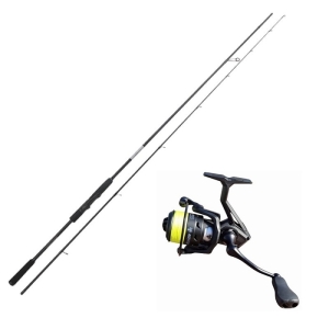 Zestaw Wędka Kraken Black Pearl LIGHT SPIN 2,35m 1-7g 2cz + Kołowrotek Kraken Black Pearl 2000+9X 0,12 Yellow