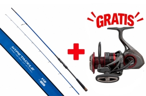 Zestaw gratisowy Wędka Hype Tackle H2 Spin Target Asp 286 cm do 28 g Medium Fast + GRATIS Kołowrotek Ryobi Zauber N.C.R.T. 4000