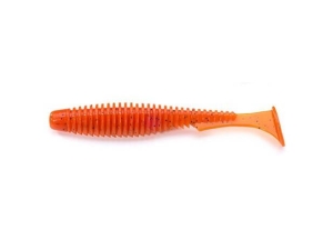 FishUP U-Shad 10cm #049 Orange Pumpkin Black 8szt
