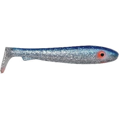 McRubber Big Bass 12,5cm C0 Blue Silver Glitt