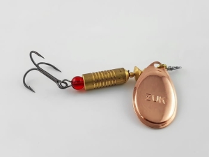 Obrotówka POLSPING ŻUK 9g MIEDŹ