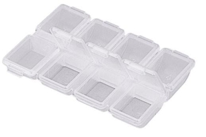 Pudełko na drobne akcesoria VERSUS 8,6x6,4x1,3cm