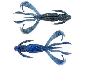 KEITECH 2,8" Crazy Flapper #413 Black Blue 8szt