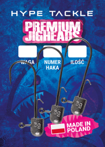 Hype Tackle Premium Bullet Jigheads 6/0 7g 3szt.