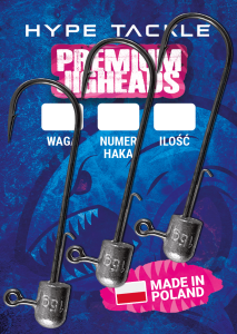 Hype Tackle Premium Bullet Jigheads 8/0 20g 3szt.